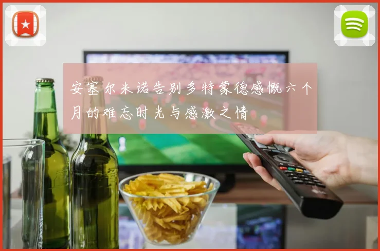 安塞尔米诺告别多特蒙德感慨六个月的难忘时光与感激之情